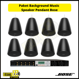 Paket Background Music Speaker Ceiling Pendant Bose DM3P - 8 Speaker